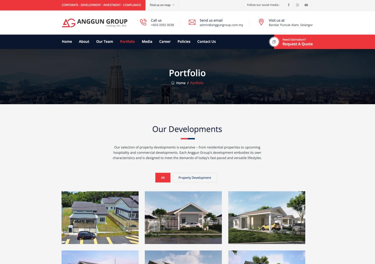 Website - Anggun Group Holdings Sdn. Bhd.