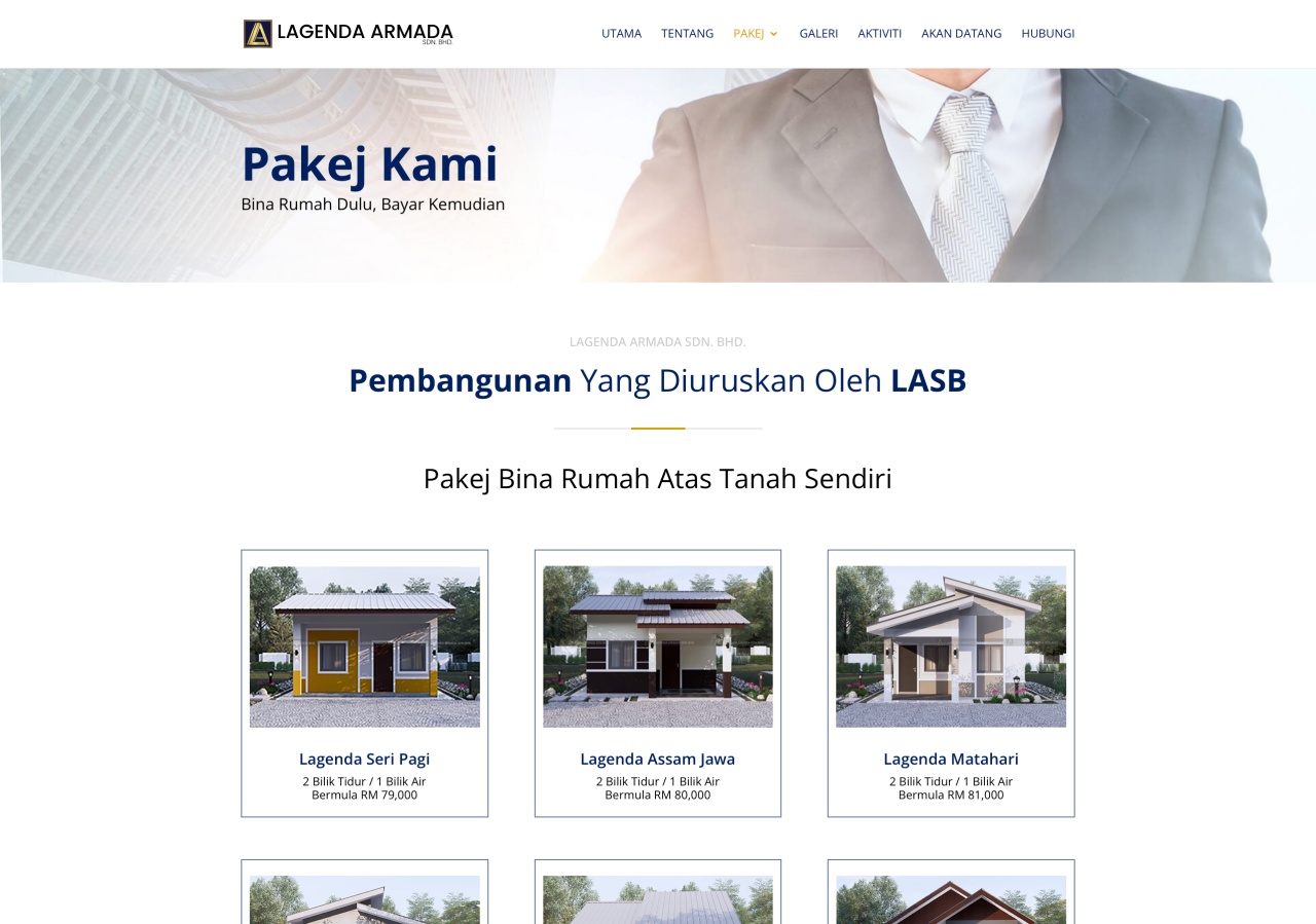 Website - Lagenda Armada Sdn. Bhd.