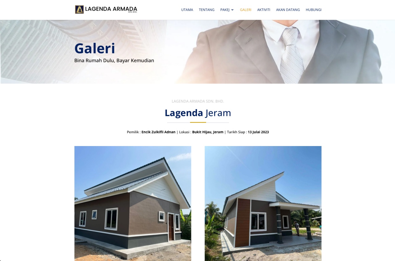 Website - Lagenda Armada Sdn. Bhd